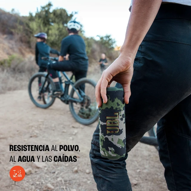 Alt view image 7 of 7 - Flip 7 Portable Bluetooth Speaker, Waterproof and Drop-Proof - Black Up To 16 Hours Playtime, IP68 Dustproof Build, Clip-On Loop, USB C Lossless Audio, Links With Other Speakers For Outdoor Use