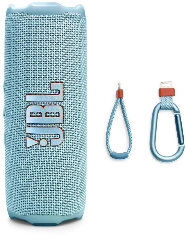 Main image of Flip 7 Portable Bluetooth Speaker, Waterproof and Drop-Proof - Teal Up To 16 Hours Playtime, IP68 Dustproof Build, Clip-On Loop, USB C Lossless Audio, Links With Other Speakers For Outdoor Use