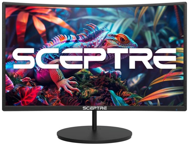 Main image of New! Curved 24-inch Gaming Monitor 100Hz 1080p R1500 98% sRGB HDMI x2 VGA Build-in Speakers, VESA Wall Mount Machine Black 2026 (C248W-1920RN Series)