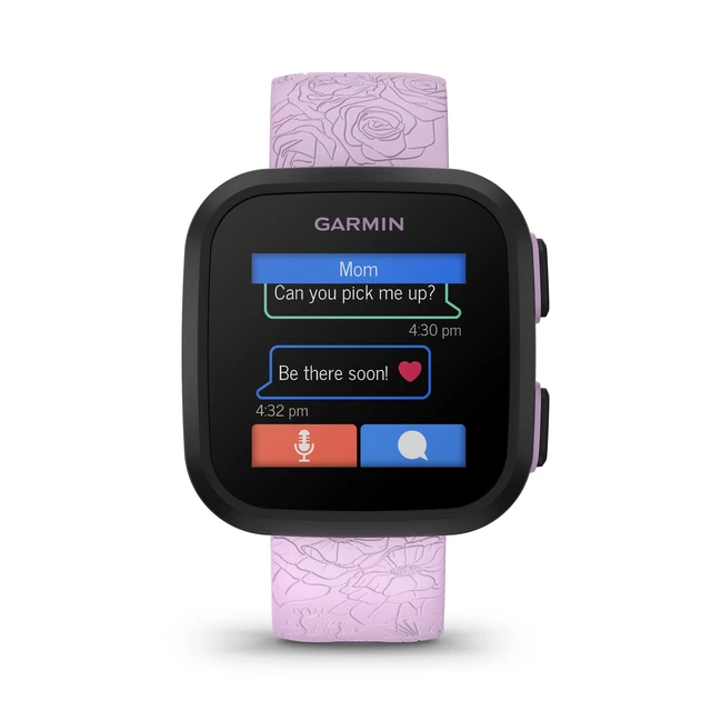 Alt view image 2 of 6 - Bounce, Kids Smartwatch, Two-Way Text and Voice Messaging, Location Tracking, Lilac Floral