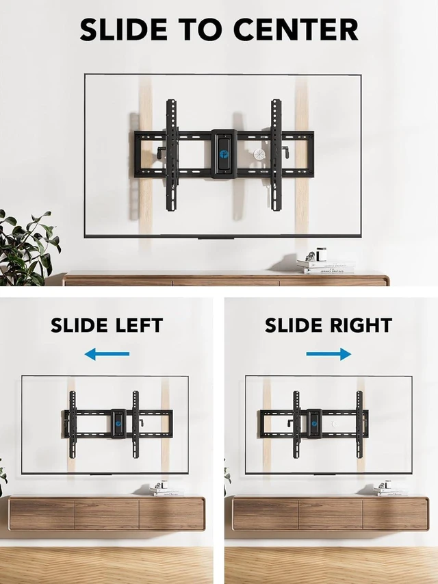 Alt view image 6 of 7 - Advanced Tilt TV Mount for 4290 inch TVs up to 132 lbs TV Mount Bracket with 15° Full Tilt, 6-inch Arm Extension, Slide to Center, 16/18/24 Wood Studs, Max VESA 600x400mm