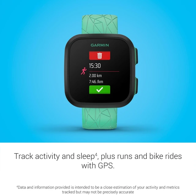Alt view image 6 of 6 - Bounce, Kids Smartwatch, Two-Way Text and Voice Messaging, Location Tracking, Green Burst