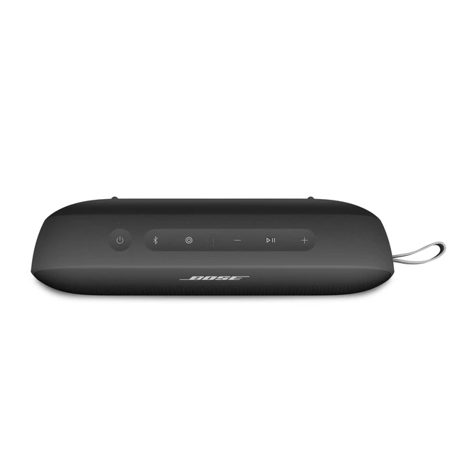 Alt view image 4 of 7 - SoundLink Flex Bluetooth Speaker (2nd Gen) - Portable Outdoor Speaker with Hi-Fi Audio, Waterproof and Dustproof, USB-C, Up to 12 Hours Battery Life, Black
