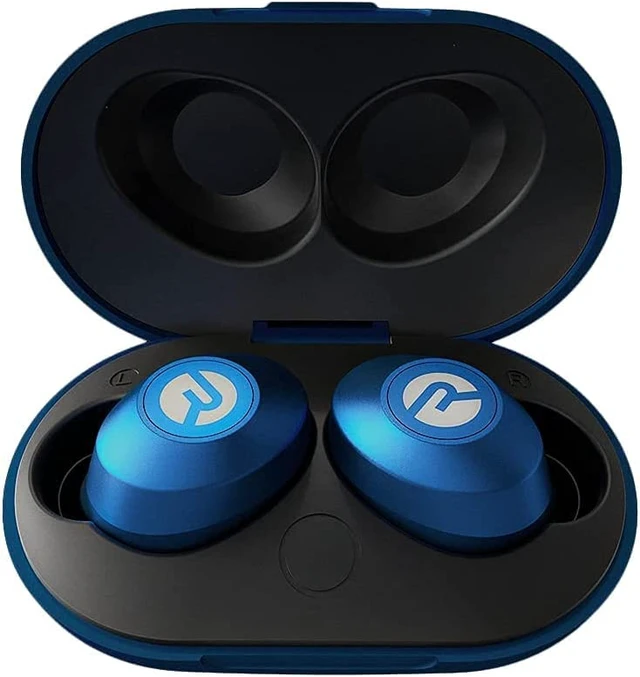 Alt view image 2 of 7 - Everyday Bluetooth Wireless Earbuds with Microphone - Active Noise Cancelling, Sweat & Water-Resistant Earphones, Ear Buds Wireless Bluetooth (Blue)