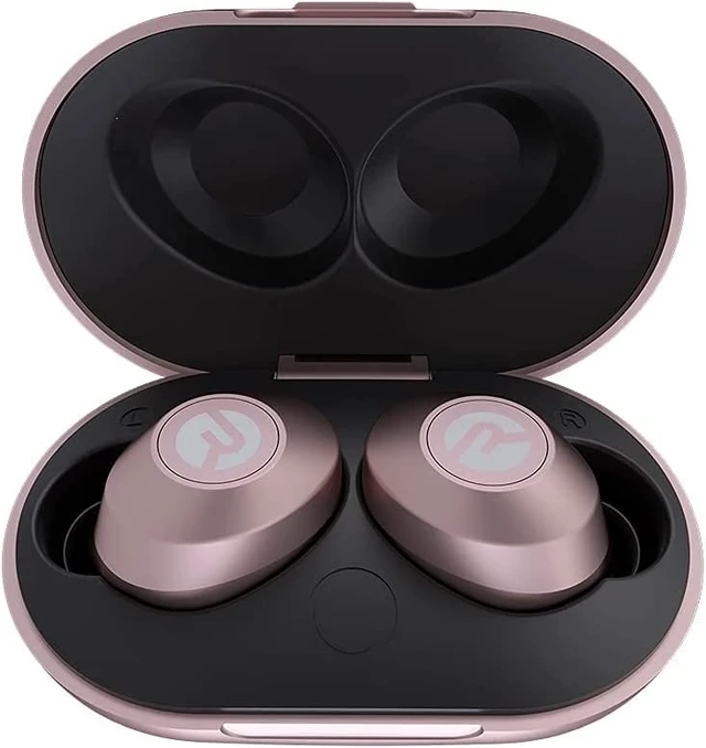 Alt view image 2 of 7 - Everyday Bluetooth Wireless Earbuds with Microphone - Active Noise Cancelling, Sweat & Water-Resistant Earphones, Ear Buds Wireless Bluetooth (Rose Gold)