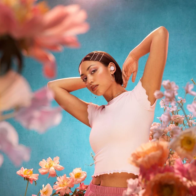 Alt view image 3 of 7 - QuietComfort Earbuds - True Wireless Bluetooth Earbuds with Active Noise Cancellation and Mic, USB-C Charging, IPX4 Rating, Up to 8.5 Hours of Playtime, Petal Pink - Limited Edition Color