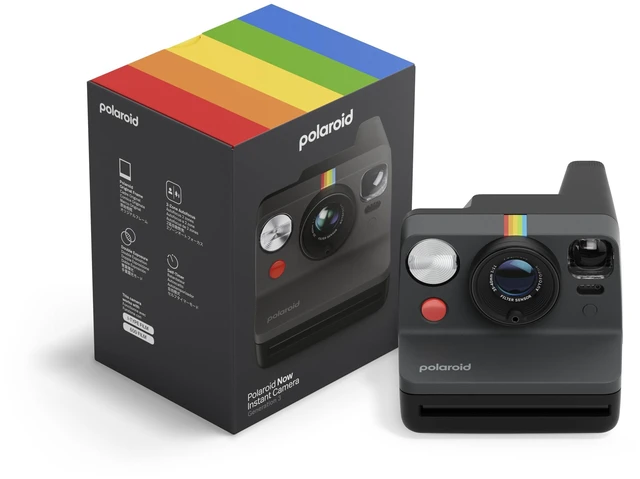 Main image of Now 3rd Generation I-Type Instant Film Camera - Black - Camera Only No Film (9154)
