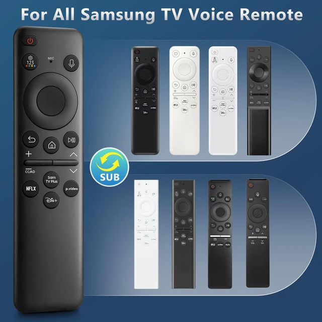 Alt view image 6 of 7 - Rechargeable Voice Remote for Samsung Frame Solar Crystal QLED OLED Neo UHD CU8000 DU8000 CU7000 DU7200 Q60C/D Q70C/D Q80C/D QN85C/D QN90C Magic 4K 8K Smart TV Remotes Control Replacement BN59-01432A