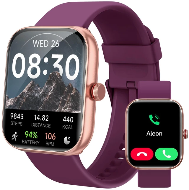 Main image of Smart Watch for Women Men, Smartwatch for iPhone & Android Bluetooth (Answer/Call) Built-in Alexa, 1.91" HD Fitness Tracker with 105+ Sport Modes, IP68 Waterproof, Sleep/Heart Rate/Stress Monitor