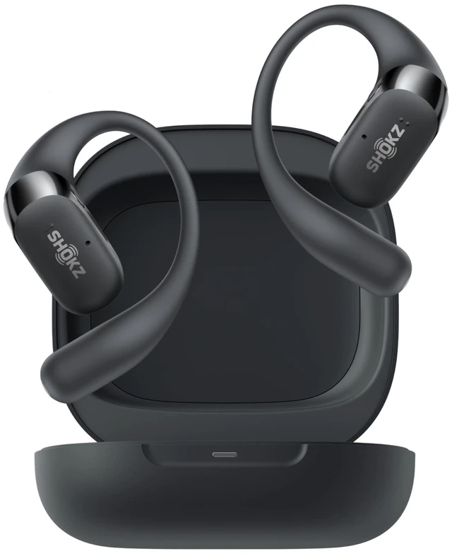 Main image of OpenFit 2 Open-Ear Earhook Bluetooth Earbuds, Black,48H Playtime Bundle with Carrying Bag; Powerful bass; IP55 Water-Resistant; AI call clarity; Bluetooth 5.4; Gym/Outdoor/Home use