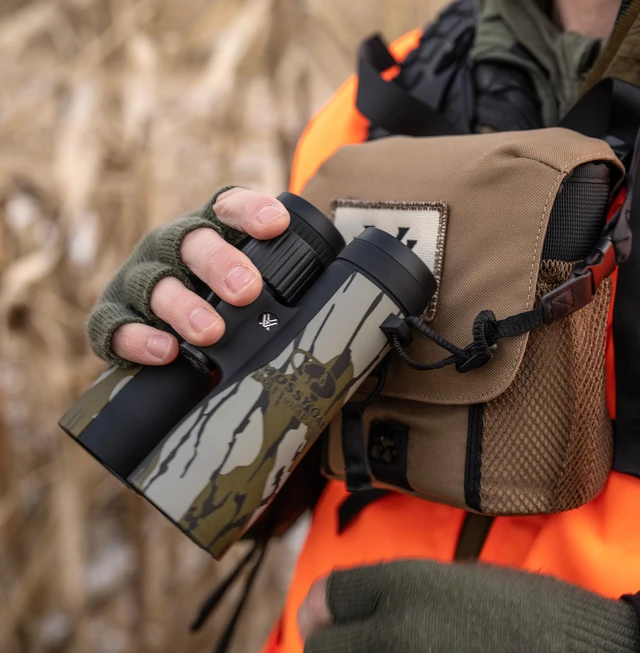 Alt view image 6 of 6 - Crossfire HD 10x42 Binoculars (Mossy Oak Bottomland) HD Optics, Tripod Adaptable, Waterproof, Fogproof, Shockproof, Included GlassPak Harness - Unlimited, Unconditional