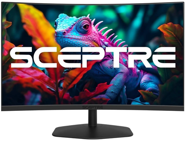 Alt view image 2 of 7 - Curved 24-inch Gaming Monitor 1ms 100Hz 1500R DisplayPort HDMI X2 Eye Care 100% sRGB Build-in Speakers, Machine Black 2025 (C248W-FW100T Series)