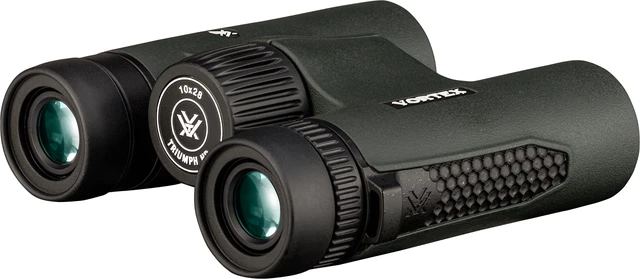 Alt view image 3 of 7 - Triumph HD 10x28 Binoculars HD Optics, Tripod Adaptable, Waterproof, Fogproof, Shockproof, Included Carry Case - Unlimited, Unconditional