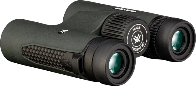 Alt view image 4 of 7 - Triumph HD 10x28 Binoculars HD Optics, Tripod Adaptable, Waterproof, Fogproof, Shockproof, Included Carry Case - Unlimited, Unconditional