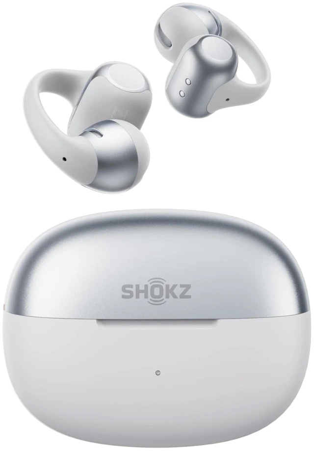 Main image of OpenDots 2 Open-Ear Clip-On Earbuds, Grey, Dolby Audio, 3 Mics Rich bass with Dolby Audio; 3-mic clear calls; 40H listening; IP57; Bluetooth 6.1; Travel/City walk/Commuting/Yoga/Pilates