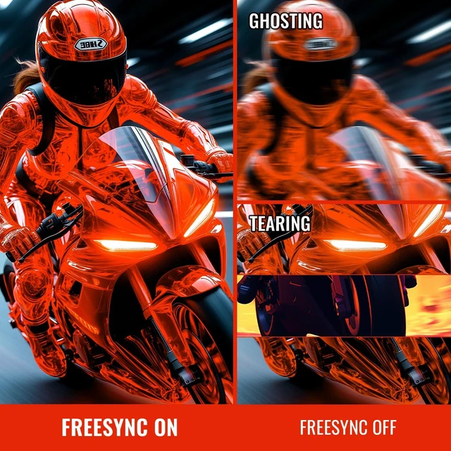 Alt view image 5 of 7 - 24 Inch 180Hz Gaming Computer Monitor, FHD 1080P for Game Office 1ms Response Time, 110% sRGB, FreeSync, HDMI DP Ports, VESA Support, HDMI Cable Included