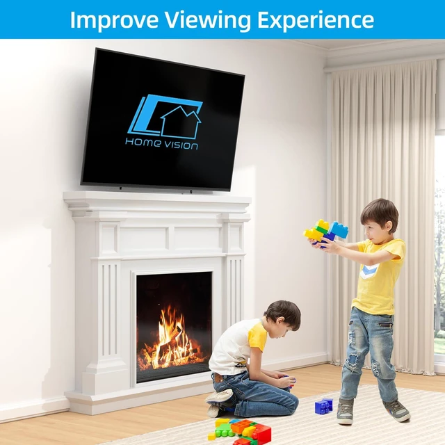 Alt view image 7 of 7 - Heavy Duty Tilt TV Wall Mount for 48-120 Inch Flat Screen Max VESA 800x600mm, Holds up to 200 lbs, Fits 8-28" Wood Studs, Universal Low Profile TV Bracket for LED OLED LCD, HV9801