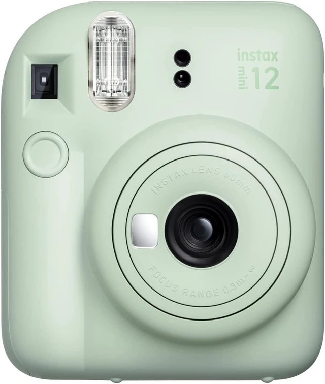Alt view image 4 of 6 - Instax Mini 12 Instant Camera Mint Green + Fuji Film Value Pack (40 Sheets) + Shutter Accessories Bundle, Incl. Compatible Carrying Case, Quicksand Beads Photo Album 64 Pockets