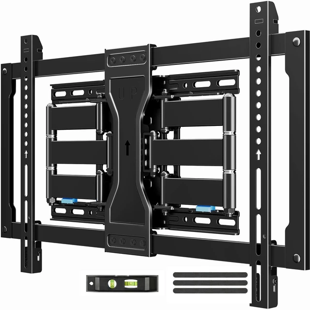 Main image of Ultra Slim TV Mount for 37-90" TVs, Max VESA 600x400, 132 lbs. 1.1in low profile space-saving design, swivel & tilt function, fits 12/16 inch wall studs for large TVs