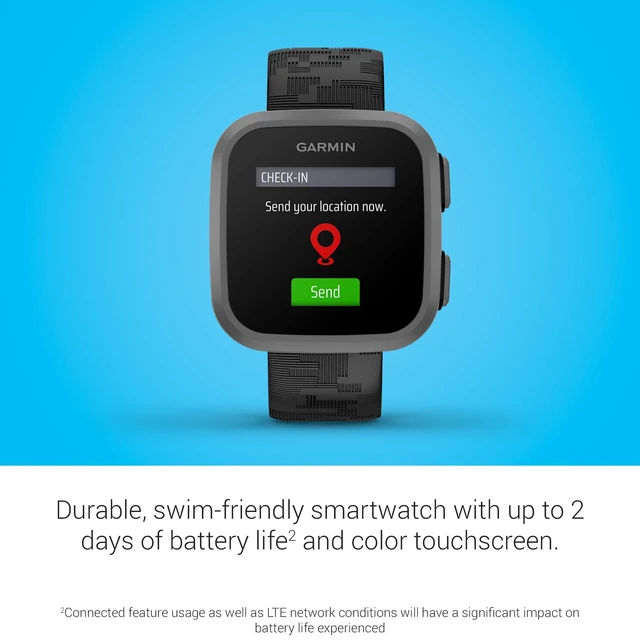 Alt view image 4 of 6 - Bounce, Kids Smartwatch, Two-Way Text and Voice Messaging, Location Tracking, Black Camo