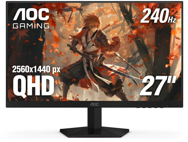 Main image of 27" Gaming Monitor QHD 260Hz Overclocked IPS NVIDIA G-SYNC Q27G41ZE 2560×1440 Computer Monitor, 240Hz Native / 260Hz OC, NVIDA G-SYNC Compatible, 0.3ms, HDR, VESA, Audio Out