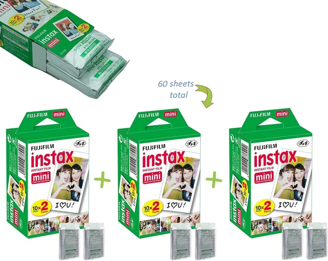 Alt view image 5 of 7 - Instax Mini 12 Instant Camera Lilac Purple & 60 Fuji Film Sheets Bundle with Sturdy Tiger Accessories, Carrying Case and 64-Pocket Photo Album