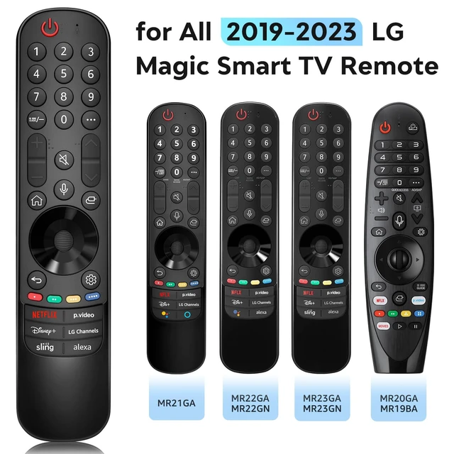 Alt view image 2 of 7 - Voice Magic for LG TV Remote Control Replacement with Battery for LG Magic Remote MR21 MR22 MR23 MR24GA Precision Pointing Cursor, Enhanced Voice Control & Scroll Wheel Navigation