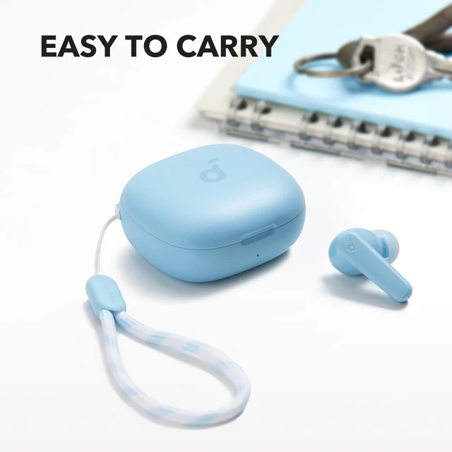 Alt view image 5 of 7 - by Anker P20i True Wireless Earbuds, with Big Bass, 30H Playtime Bluetooth 5.3, Water-Resistant, 2 Mics for AI Clear Calls, 22 Preset EQs, Customization via App