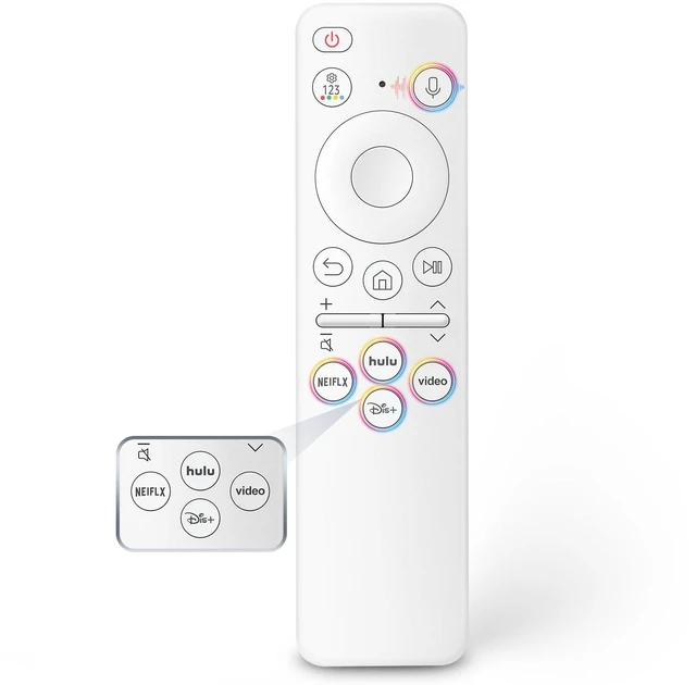 Main image of Rechargeable Voice Remote for Samsung Smart TVs, Replacement for 20212025 Samsung TV Remote Control with Voice Search