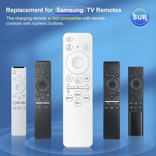 Alt view image 2 of 7 - Rechargeable Voice Remote for Samsung Smart TVs, Replacement for 20212025 Samsung TV Remote Control with Voice Search