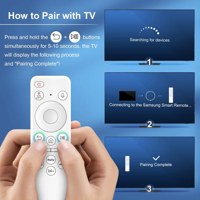 Alt view image 4 of 7 - Rechargeable Voice Remote for Samsung Smart TVs, Replacement for 20212025 Samsung TV Remote Control with Voice Search