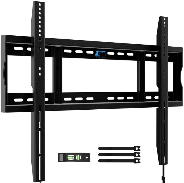Main image of Heavy Duty Fixed TV Wall Mount for 48-120 Inch Flat Screen Max VESA 800x600mm, Holds up to 264 lbs, Fits 8-28" Wood Stud, Low-Profile Flush TV Bracket for Extra Large Smart TVs, HV8801