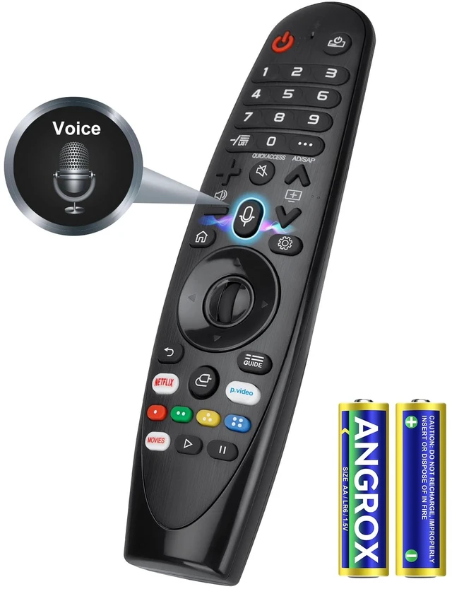 Main image of Voice Magic Remote for LG TV Remote Control Replacement with Battery for LG Magic Remote AKB75855501 MR20GA MR650A Precision Pointing Cursor, Enhanced Voice Control & Scroll Wheel Navigation