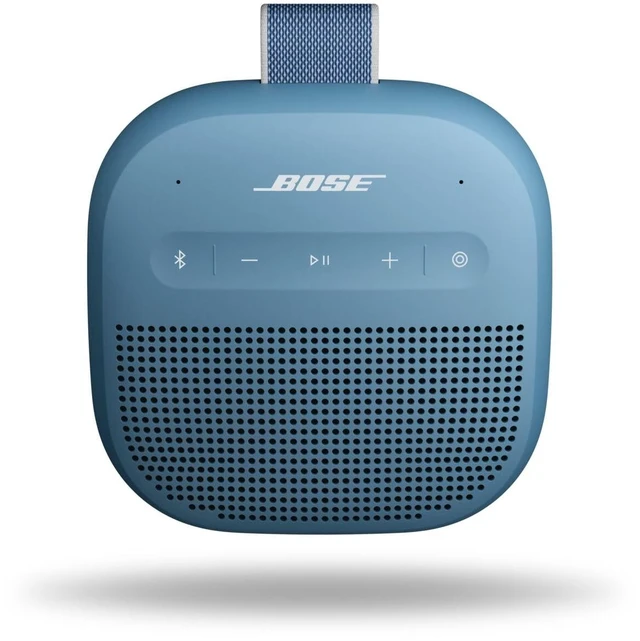 Main image of SoundLink Micro Portable Bluetooth Speaker (2nd Gen), Wireless Outdoor Speaker, Up to 12 Hours Battery Life, Waterproof and Dustproof, Blue Dusk