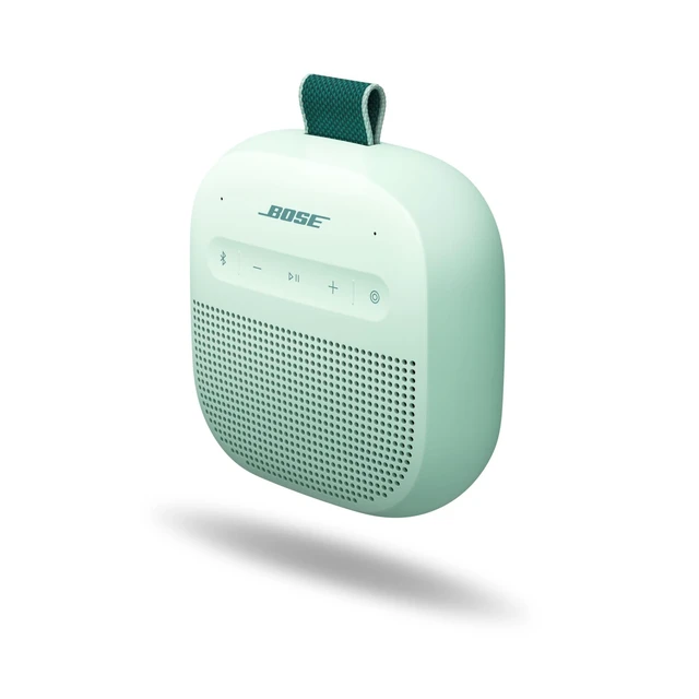 Alt view image 4 of 6 - SoundLink Micro Portable Bluetooth Speaker (2nd Gen), Wireless Outdoor Speaker, Up to 12 Hours Battery Life, Waterproof and Dustproof, Dewdrop Mint - Limited Edition Color