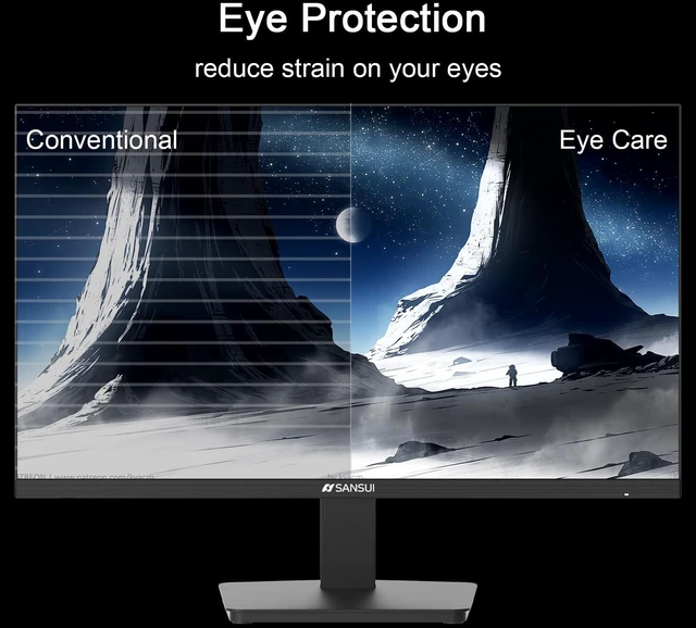 Alt view image 5 of 7 - 27 Inch Monitor,120Hz Computer Monitor Full HD 1920 x 1080P with HDMI DP Ports, 40001 Contrast, 110% sRGB, Eye Care, Frameless, 100 x 100mm VESA Mountable, for Work, Business, Gaming
