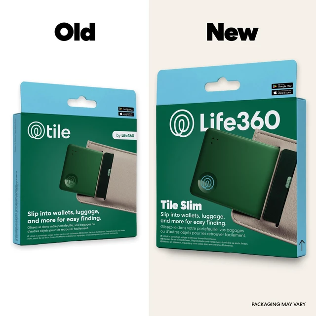 Alt view image 2 of 7 - Tile Slim - Wallet Finder, Bluetooth Tracker and Item Locator for Luggage Tags, Passports and More. Both iOS and Android Compatible. Phone Finder. 1-Pack (Green Surf)