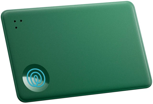 Main image of Tile Slim - Wallet Finder, Bluetooth Tracker and Item Locator for Luggage Tags, Passports and More. Both iOS and Android Compatible. Phone Finder. 1-Pack (Green Surf)