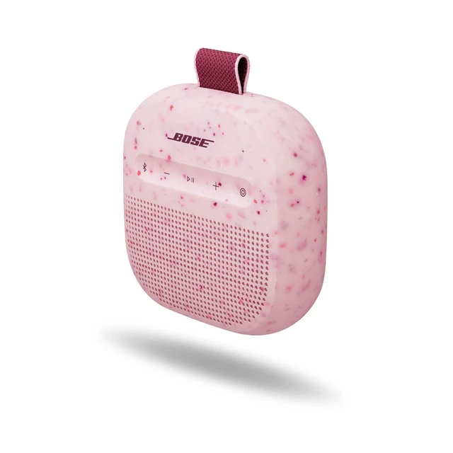 Alt view image 4 of 6 - SoundLink Micro Portable Bluetooth Speaker (2nd Gen), Wireless Outdoor Speaker, Up to 12 Hours Battery Life, Waterproof and Dustproof, Petal Pink - Limited Edition Color