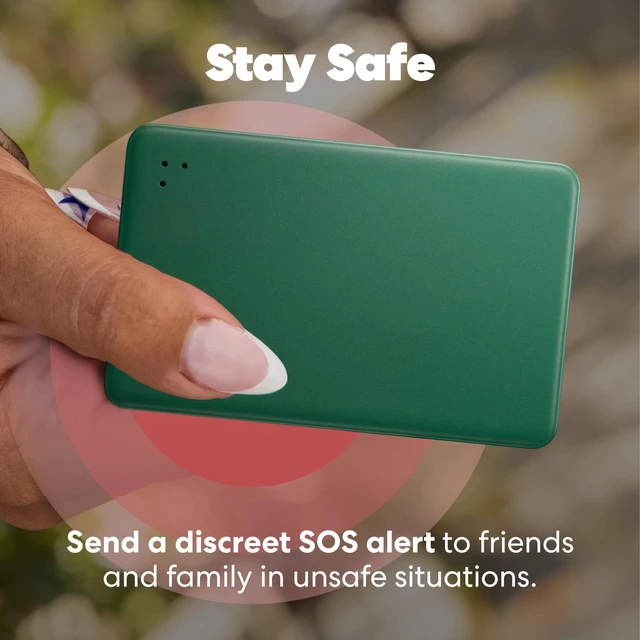 Alt view image 7 of 7 - Tile Slim - Wallet Finder, Bluetooth Tracker and Item Locator for Luggage Tags, Passports and More. Both iOS and Android Compatible. Phone Finder. 1-Pack (Green Surf)
