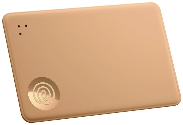 Main image of Tile Slim - Wallet Finder, Bluetooth Tracker and Item Locator for Luggage Tags, Passports and More. Both iOS and Android Compatible. Phone Finder. 1-Pack (Dune)