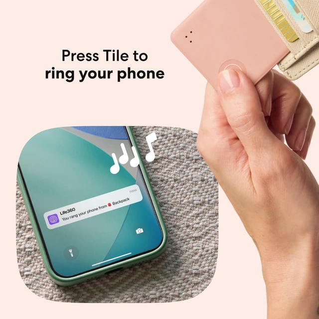 Alt view image 4 of 5 - Tile Slim - Wallet Finder, Bluetooth Tracker and Item Locator for Luggage Tags, Passports and More. Both iOS and Android Compatible. Phone Finder. 1-Pack (Seaglass)