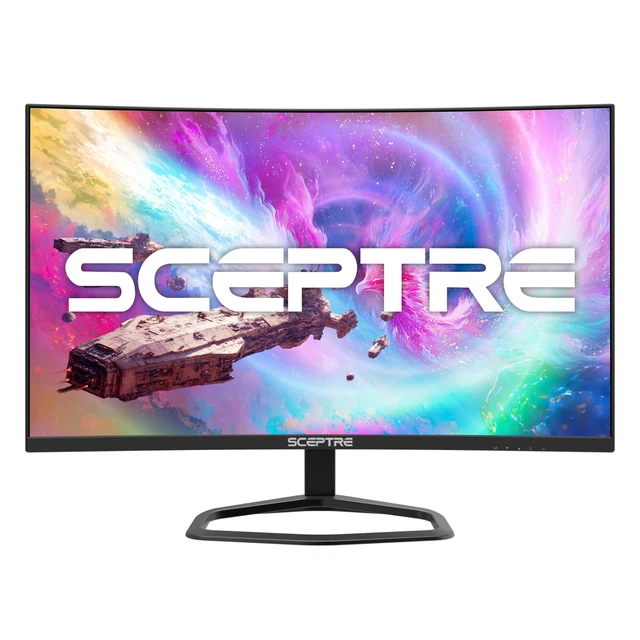Alt view image 2 of 6 - 27-Inch Curved Gaming Monitor, FHD 1080p, 240Hz, 1500R, DisplayPort & HDMI x2, Built-in Speakers, Machine Black (C275B-FWT240 Series, 2026)