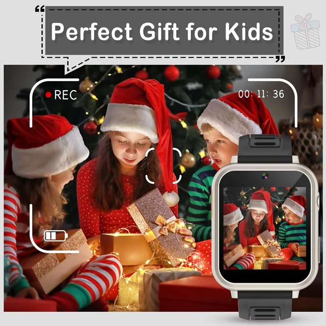 Alt view image 7 of 7 - Smart Watch for Kids with 39 Puzzle Games Camera Video Recorder Music Alarm Calculator Calendar Flashlight Pedometer Birthday Gift for 3-12 Year Old Boys and Girls