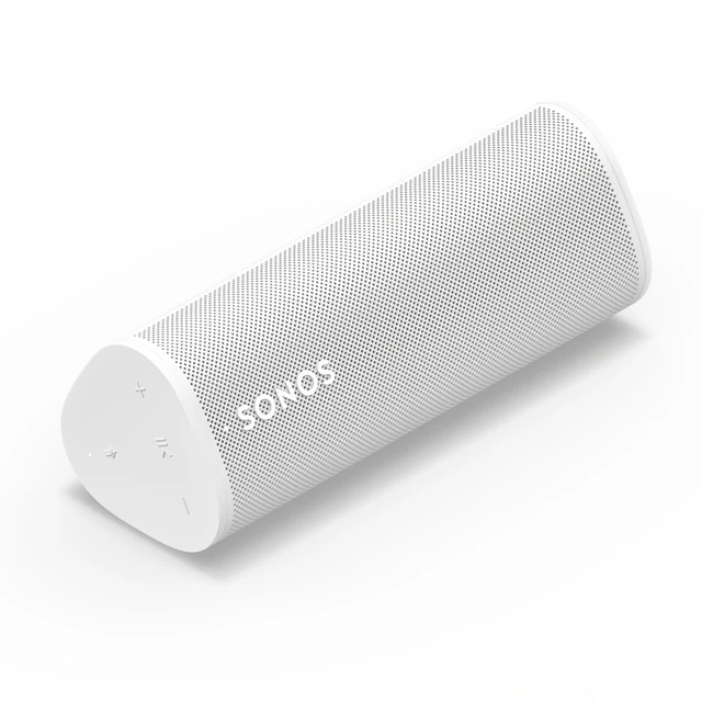 Alt view image 5 of 7 - Roam 2 - White - Portable Waterproof Bluetooth Speaker 10-Hr Battery IP67 Waterproof WiFi & AirPlay 2 Works with System