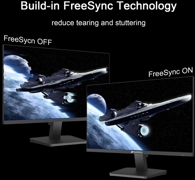 Alt view image 3 of 7 - 27 Inch Monitor,120Hz Computer Monitor Full HD 1920 x 1080P with HDMI DP Ports, 40001 Contrast, 110% sRGB, Eye Care, Frameless, 100 x 100mm VESA Mountable, for Work, Business, Gaming
