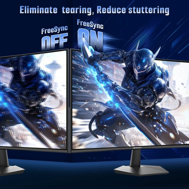 Alt view image 4 of 7 - 24 Inch Curved 160Hz Gaming Monitor,1500R Curved Gaming Monitor FHD 1080P Computer Monitor,MPRT 1ms Fast VA, Freesync,HDR,3000:1, HDMI2.0,DP1.4, VESA Supp.(ES-G24C1L HDMI Cable Incl.)