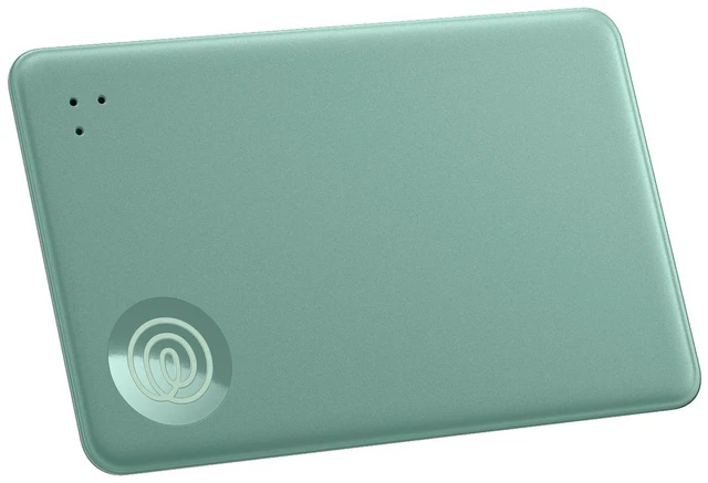 Main image of Tile Slim - Wallet Finder, Bluetooth Tracker and Item Locator for Luggage Tags, Passports and More. Both iOS and Android Compatible. Phone Finder. 1-Pack (Seaglass)