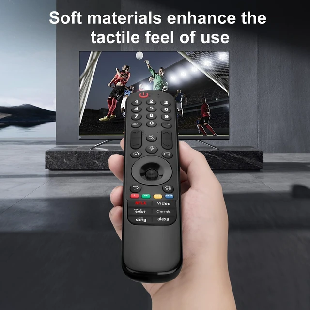 Alt view image 7 of 7 - Universal for LG-TV-Magic-Remote-Control-Replacement UHD OLED QNED NanoCell MiniLED C1 C2 C3 C4 4K 8K Smart TVs,MR23GA with Pointer and Voice Function 2018-2024