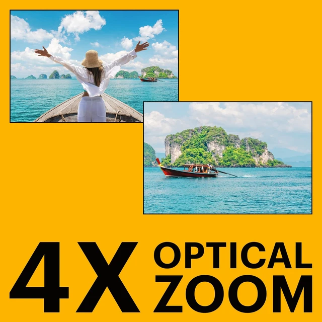 Alt view image 6 of 7 - PIXPRO WPZ2 16MP Waterproof Digital Camera, 15m, 4X Zoom, Blue 1080p Full HD video, Wi-Fi sharing, 27mm wide angle lens, 2.7 inch LCD, shockproof to 2m